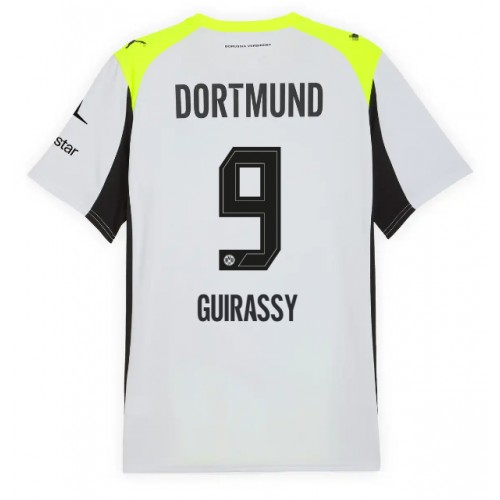 Borussia Dortmund Serhou Guirassy #9 Bortatröja 2025-26 Kortärmad Borussia Dortmund Serhou Guirassy #9 Bortatröja 2025-26 Kortärmad